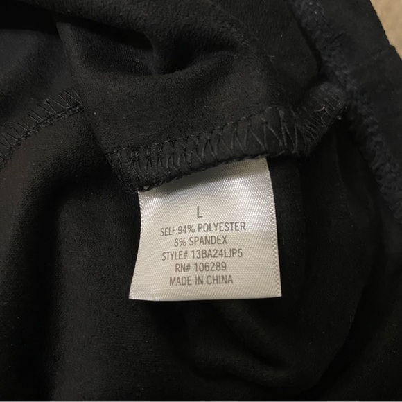 Francesca’s black suede western fringe skirt festival boho country size large - Picture 9 of 9